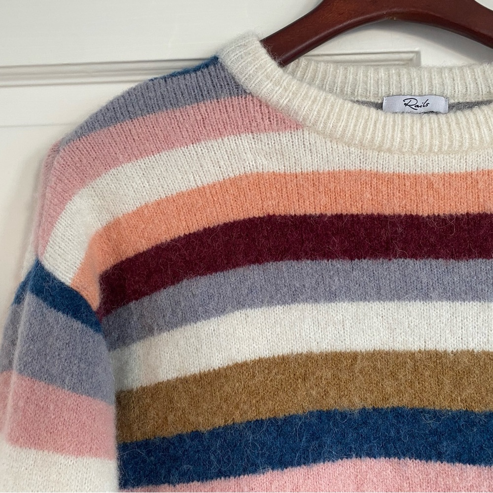Rails Tira Multi Stripe Wool/Alpaca Sweater - Picture 6 of 14